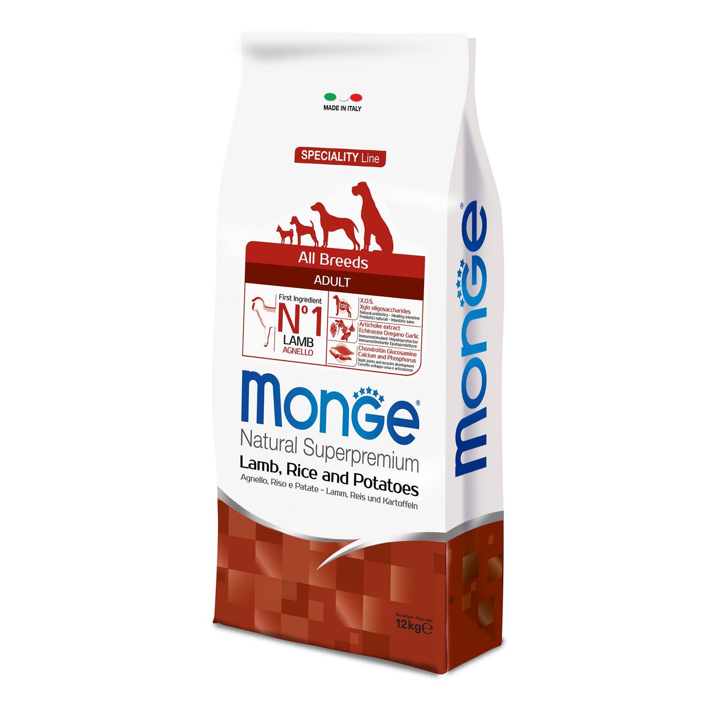 Monge Dog Adult ALL BREEDS Lamb 12kg SPECIALITY LINE