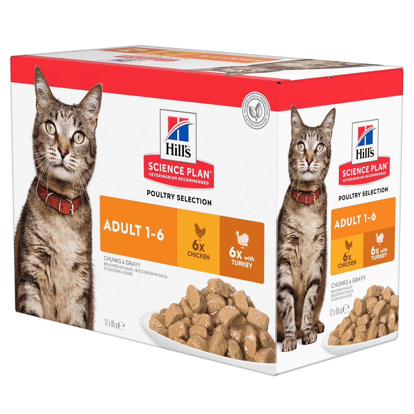 Hill's Adult Optimal Huhn&Truthah 12x85g Katze