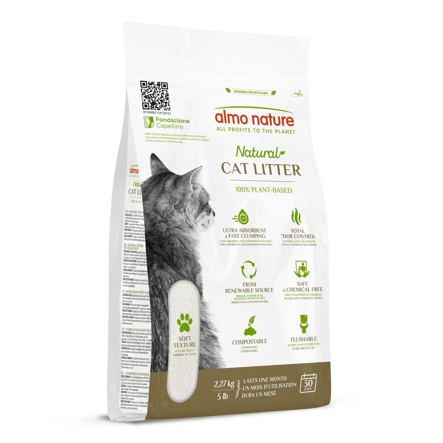 Almo Nature Cat Litter 2.27Kg Katzenstreu