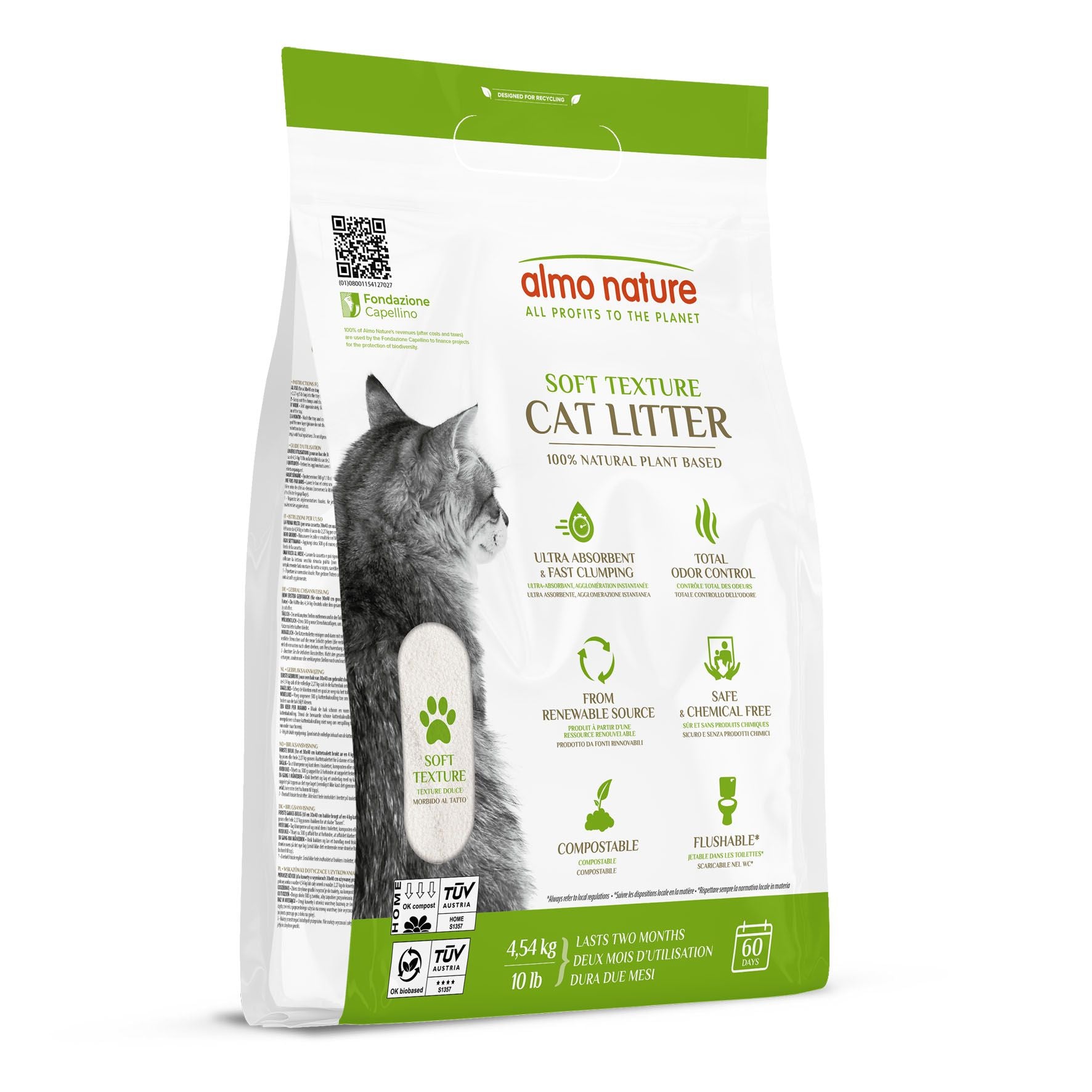 Almo Nature Cat Litter 4.54Kg Katzenstreu