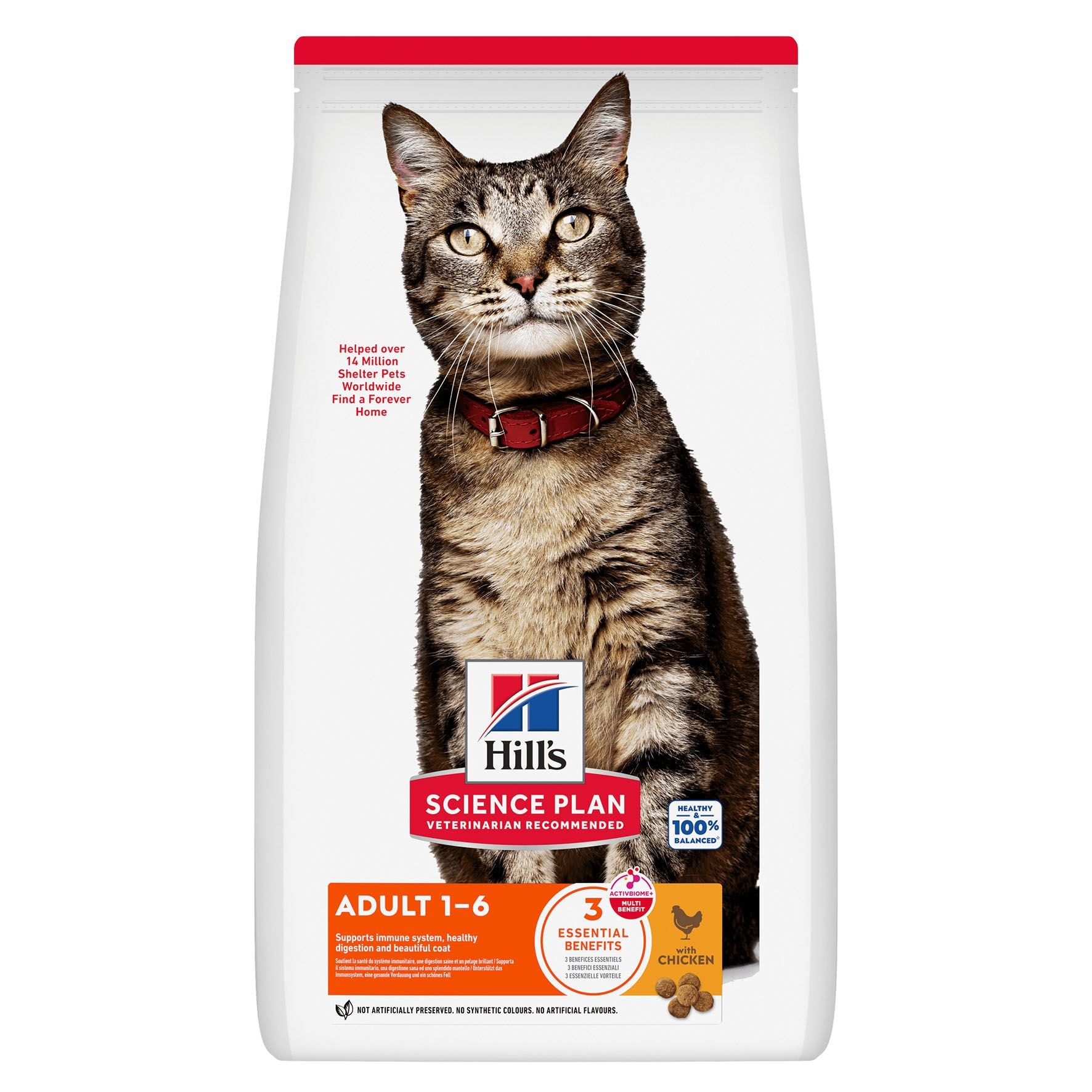 Hill's Katze Adult Huhn 1.5kg PET Science Plan Katze DRY
