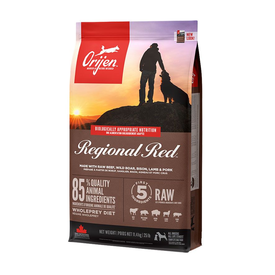 ORIJEN Regional Red Hund - Getreidefreies Trockenfutter 11,4kg