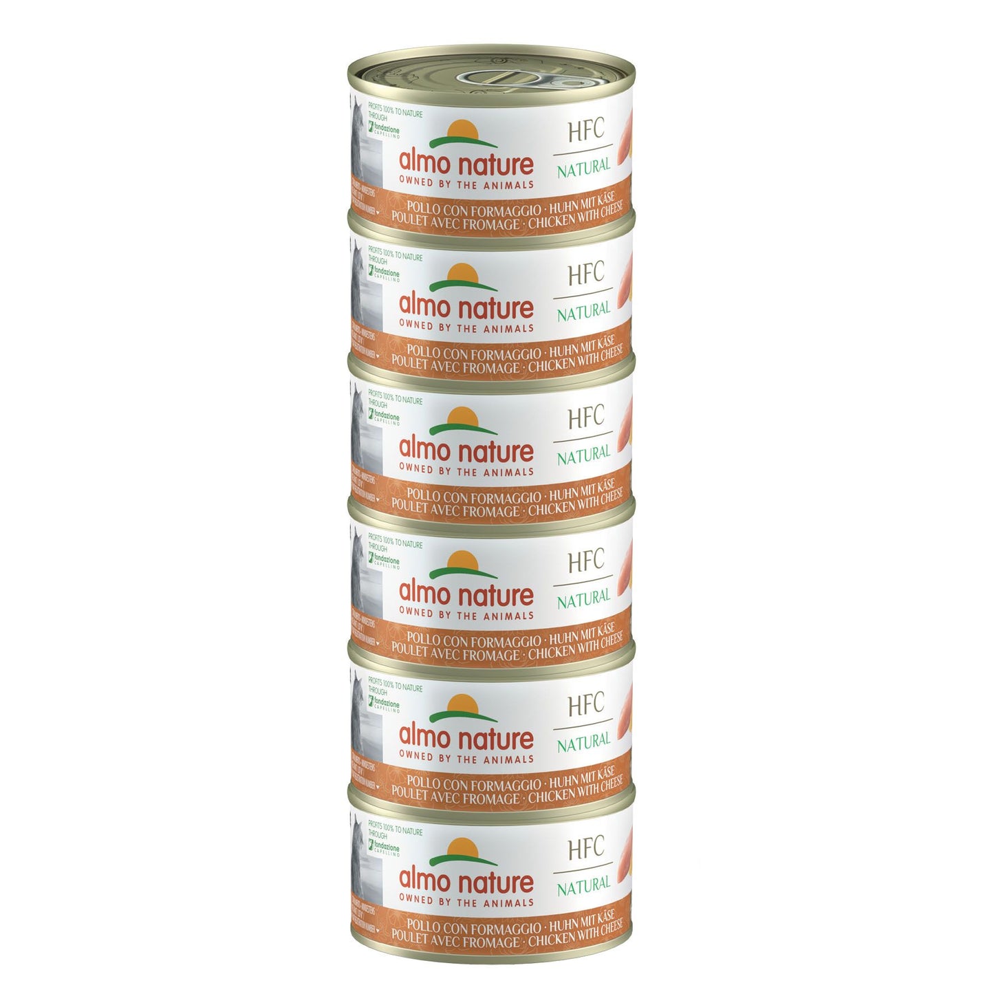 Almo HFC Natural Ad Huhn&Käse 6x70g