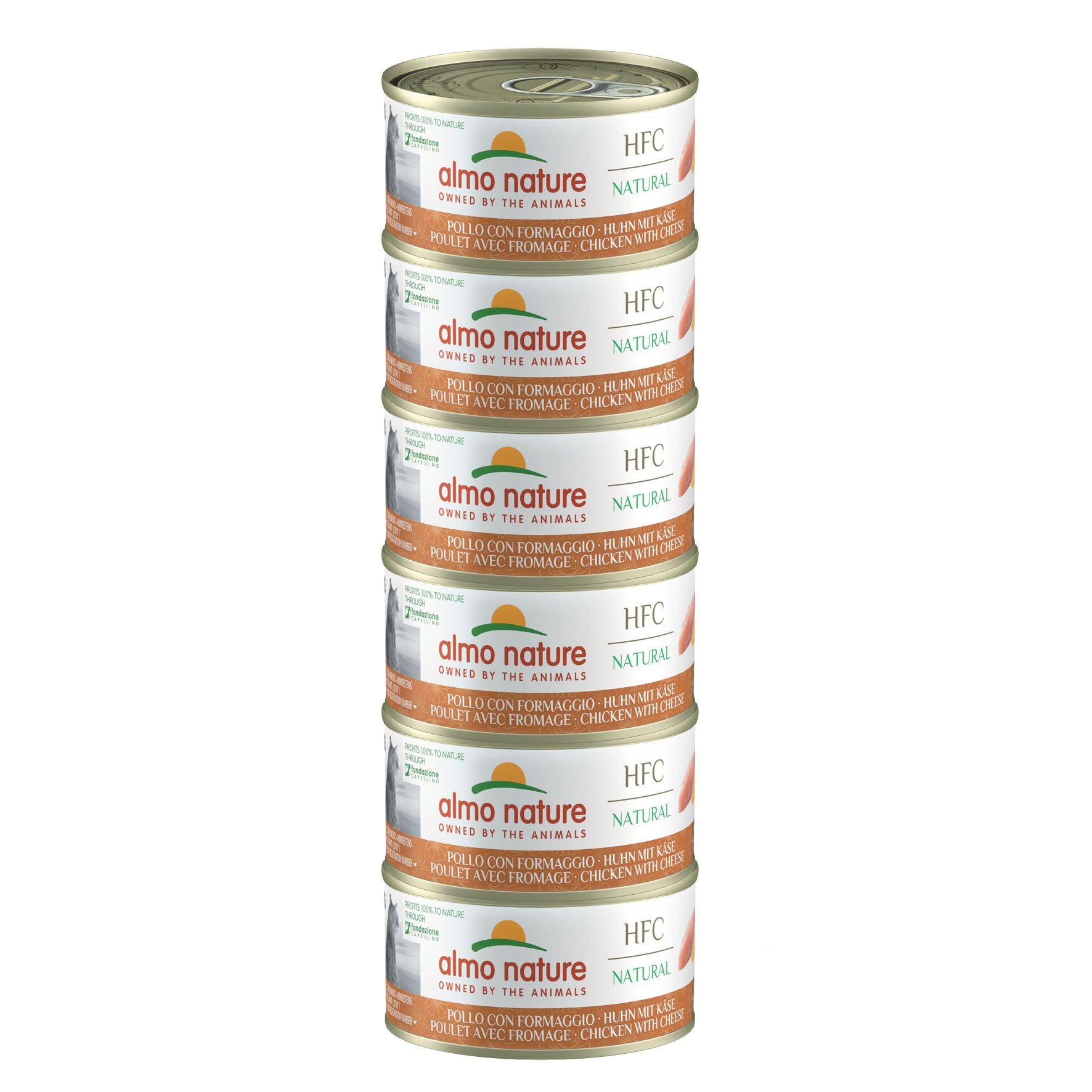 Almo HFC Natural Ad Huhn&Käse 6x70g