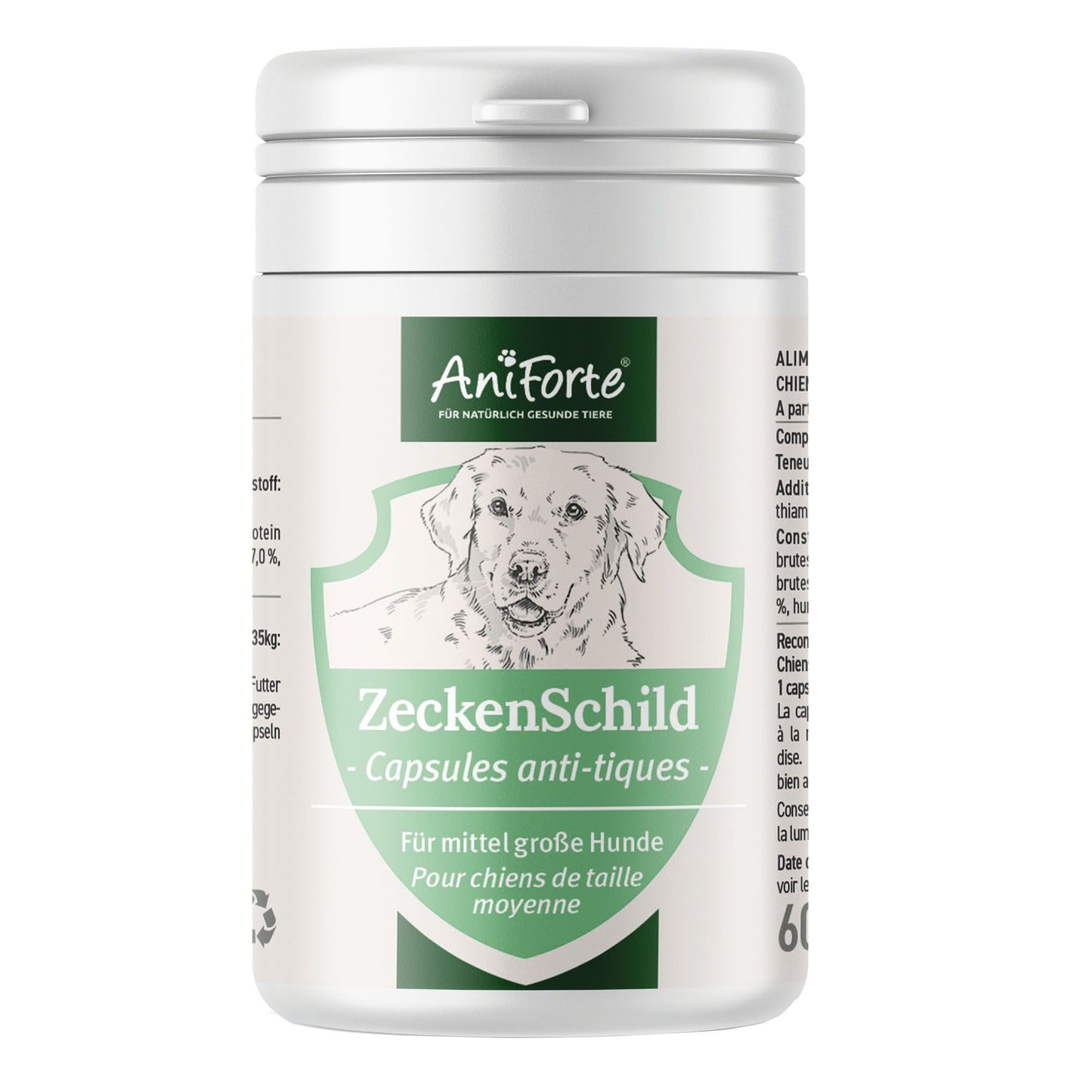 AniForte ZeckenSchild 60 Stk. mittelgrosse Hunde