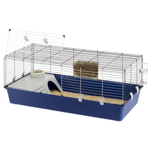 Ferplast Nagerheim Rabbit 120 blau 118x58.5x49.5cm, Schale M63