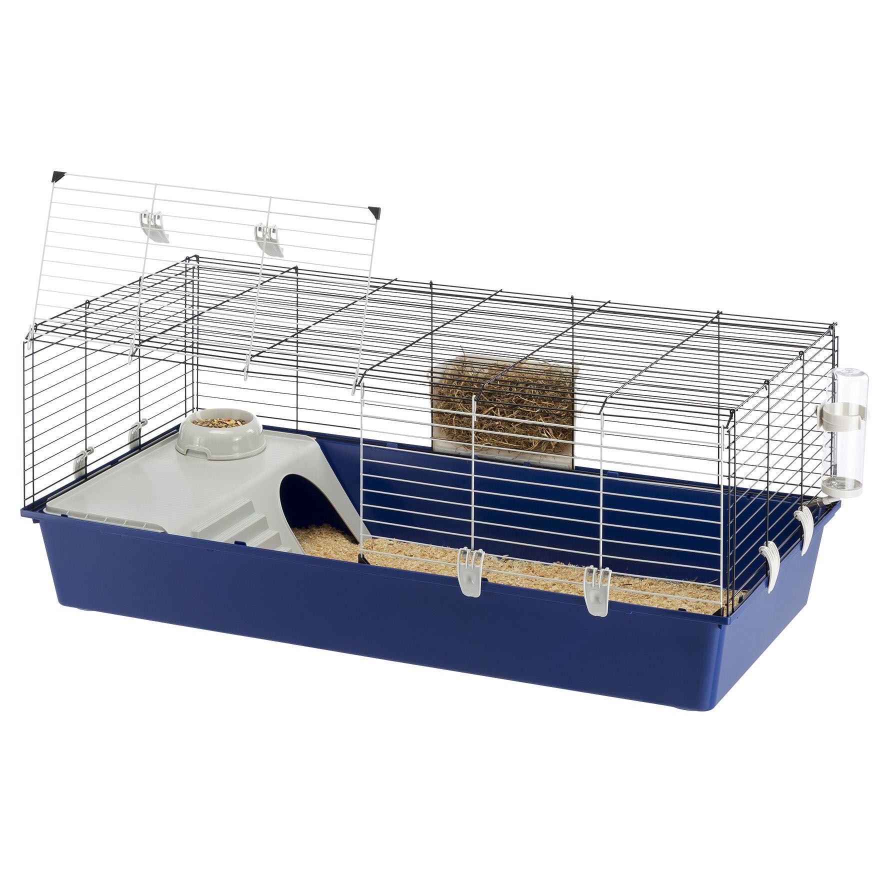 Ferplast Nagerheim Rabbit 120 blau 118x58.5x49.5cm, Schale M63