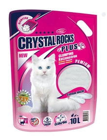 Crystal Rocks Plus, Katzenstreu,10L Silicat klumpend,ca. 4.5kg