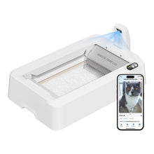 PETKIT PUROBOT CRYSTAL DUO - Selbstreinigende Katzentoilette mit App, Weiß
