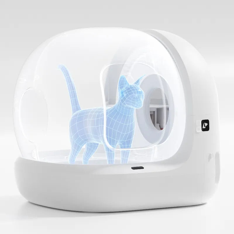 PETKIT PURA MAX 2 - Lettiera Autopulente per Gatti, Bianca