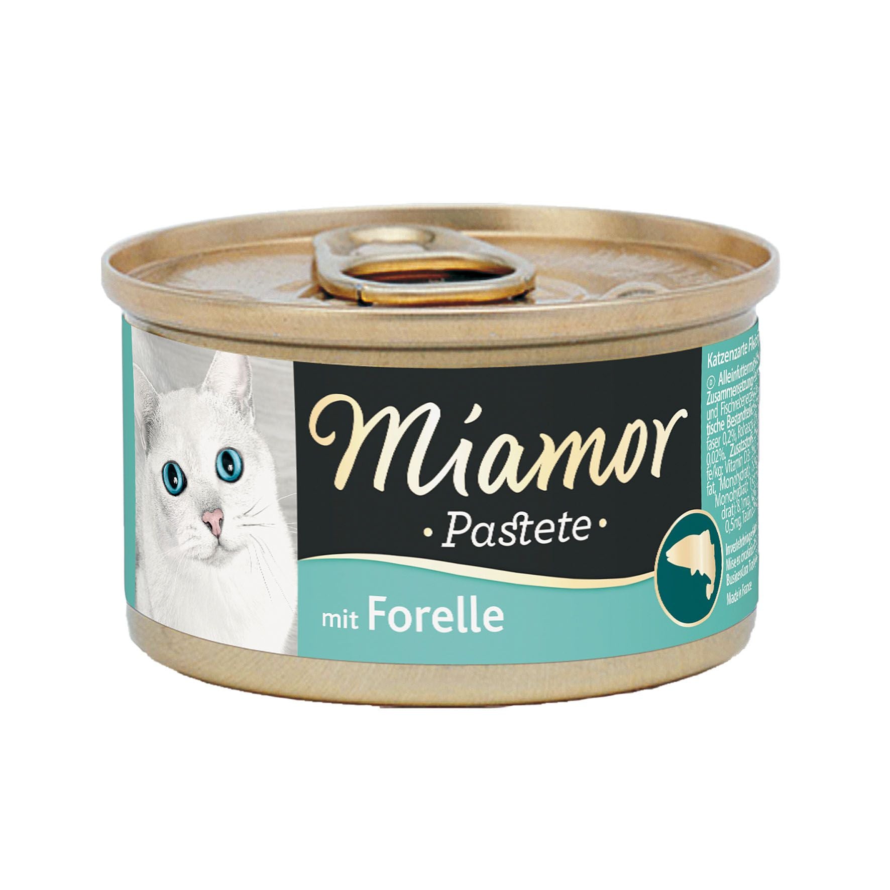 Miamor Pastete Forelle 85g Fleischpastete in Ringpull Dose