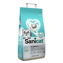SANICAT Clumping White 10L neutral Katzenstreu,Bentonite Korsika,Papiersack