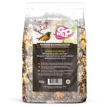 GoWild Wildvogelfutter mit Früchten 750g Ganzjahres Streufutter